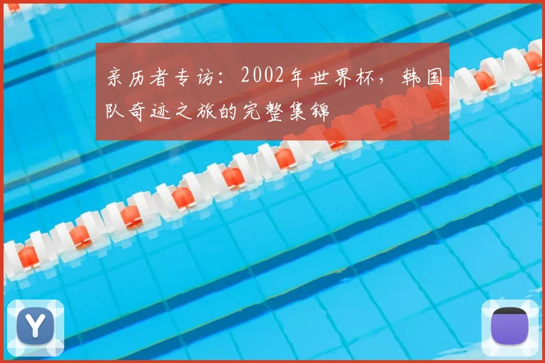 亲历者专访:2002年世界杯,韩国队奇迹之旅的完整集锦